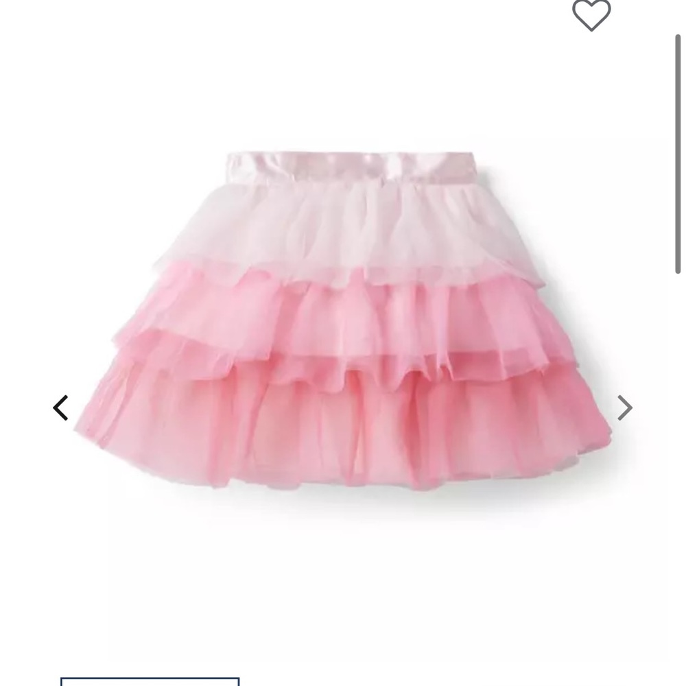 Janie and Jack Pink Tiered Skirt